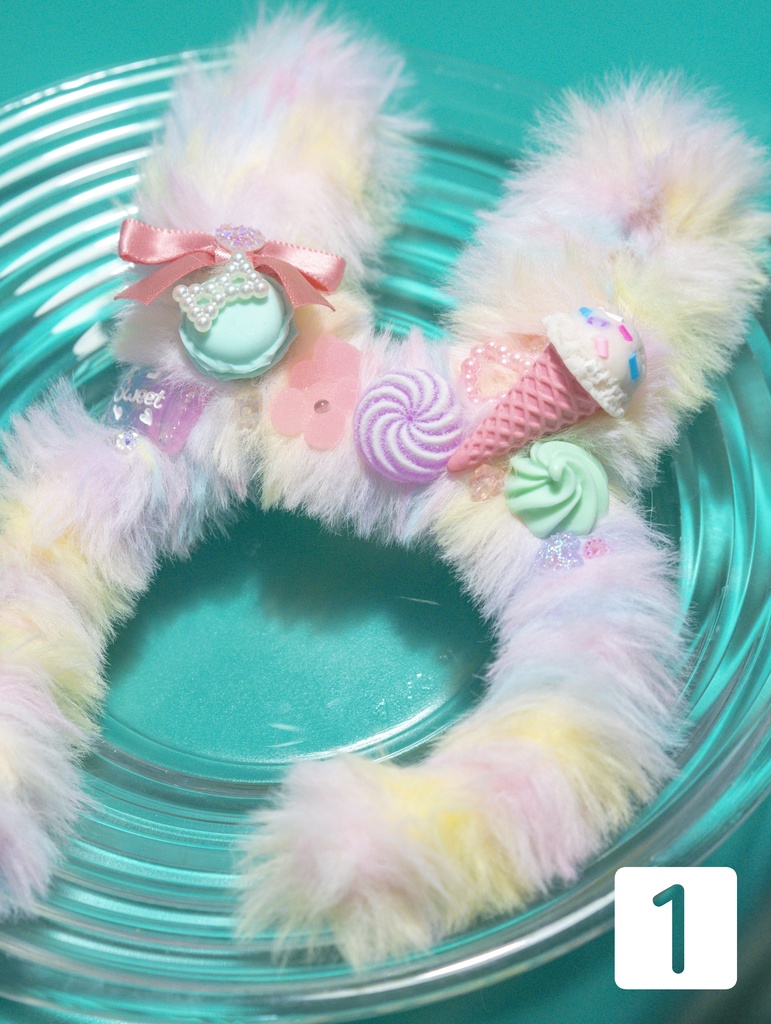 【ミックス】ふわふわファンシーカチューシャ