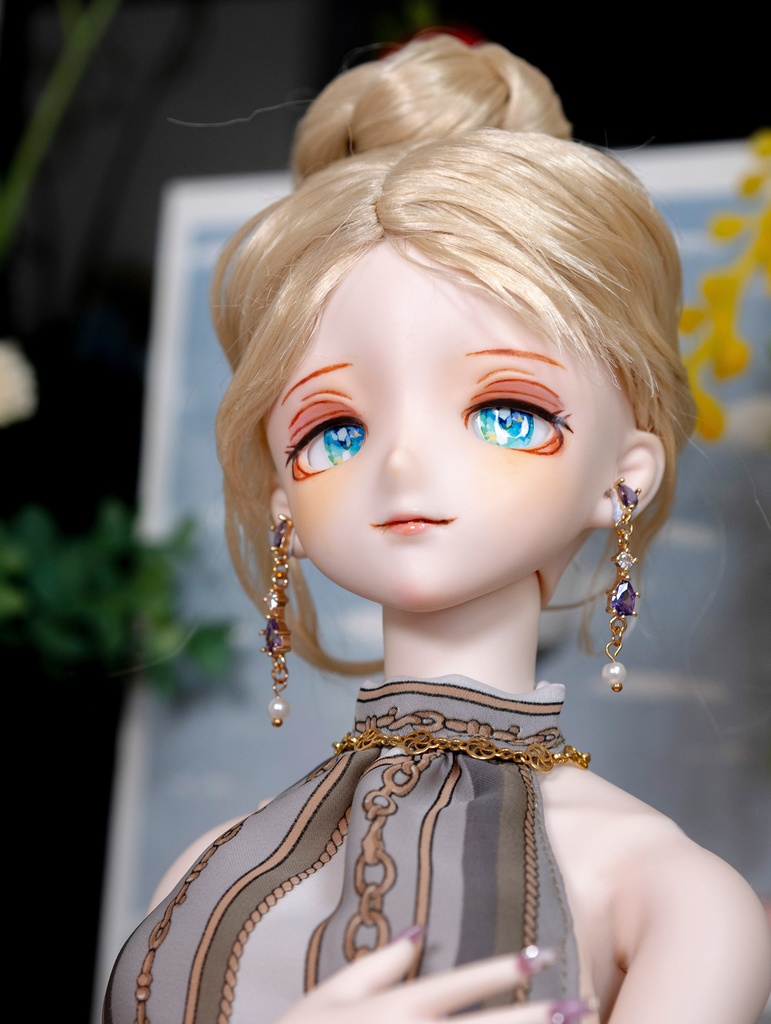 DDH-09(SW肌)レジン盛り カスタムヘッド+碁石アイ2種(難あり)