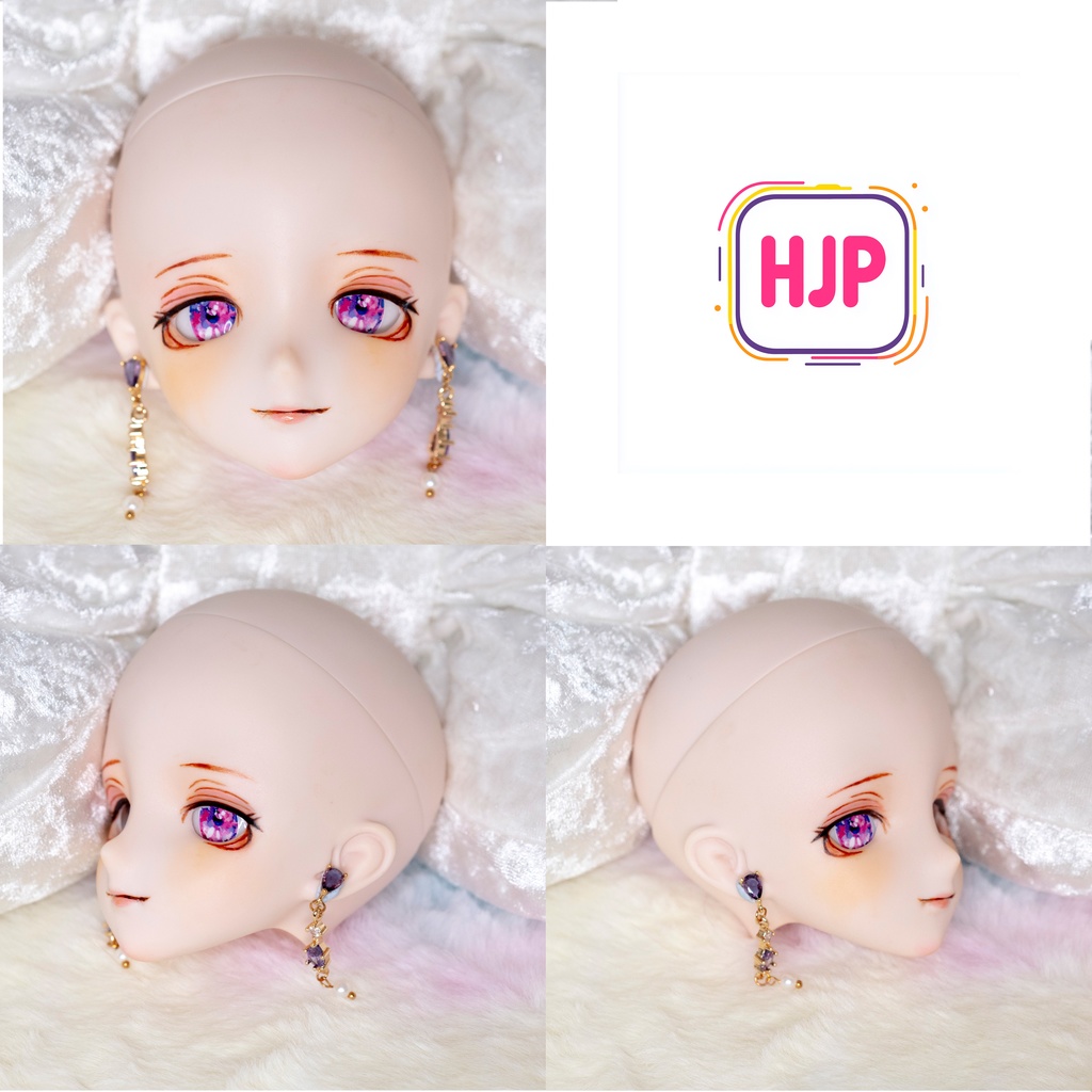 DDH-09(SW肌)レジン盛り カスタムヘッド+碁石アイ2種(難あり)