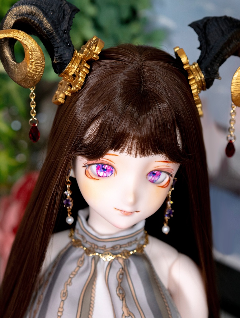 DDH-09(SW肌)レジン盛り カスタムヘッド+碁石アイ2種(難あり)