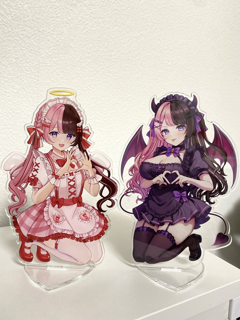 熱い販売 非公式】ぶいすぽっ！橘ひなの創作天使メイド服アクスタ キャラクターグッズ