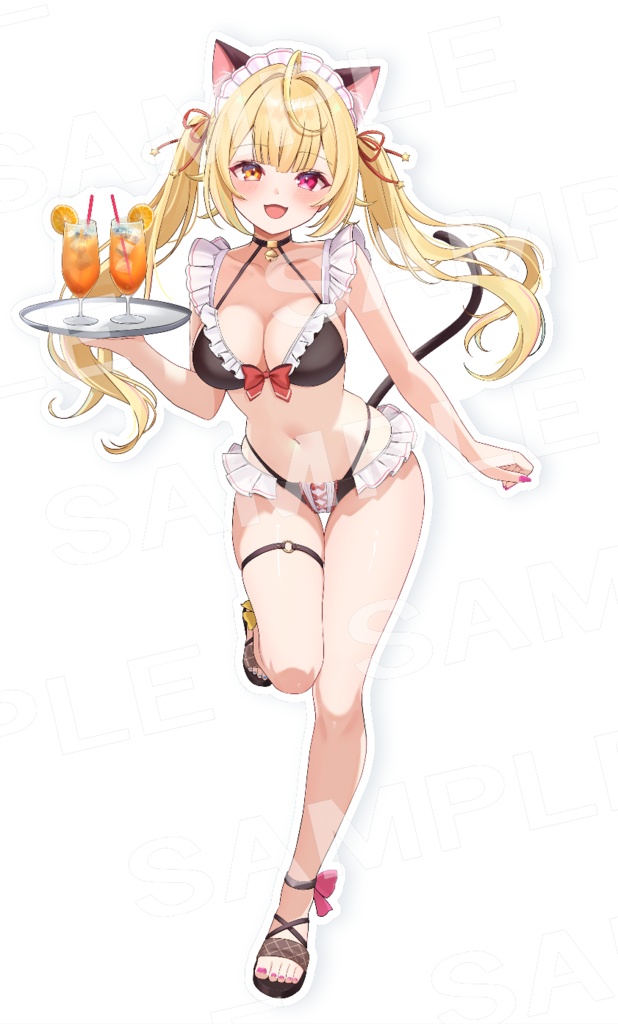 【にじそ10】星川サラ猫耳メイド水着アクリルスタンド【非公式】