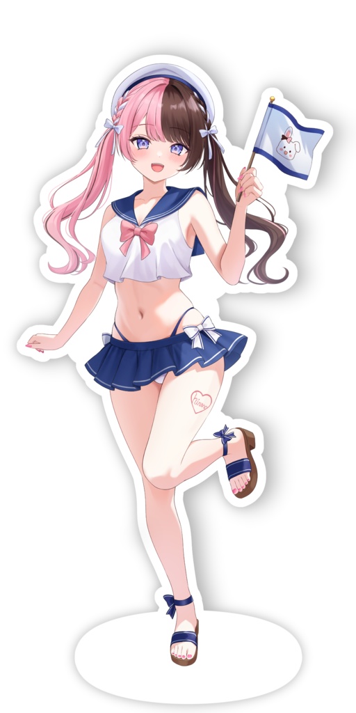 非公式】ぶいすぽっ！橘ひなのマリンセーラー水着アクスタ