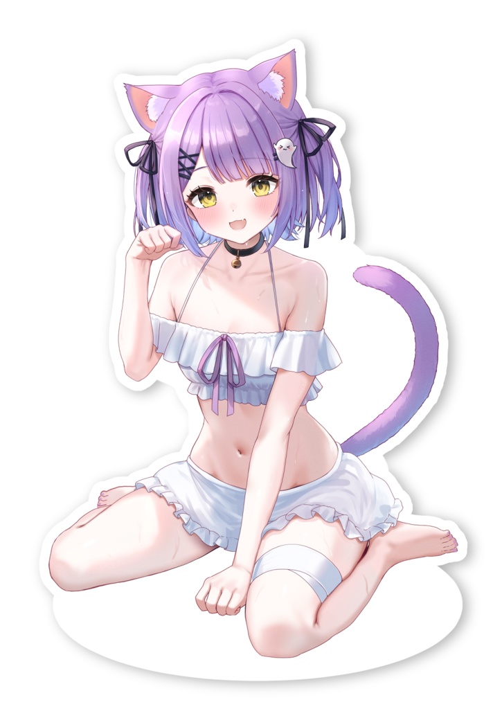 【非公式】ぶいすぽっ！紫宮るな猫耳水着アクスタ