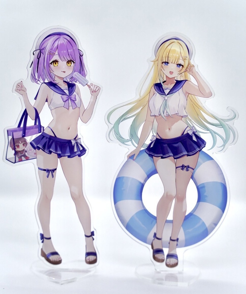 非公式】ぶいすぽっ！藍沢エママリンセーラー水着アクスタ - ぽんぽこ