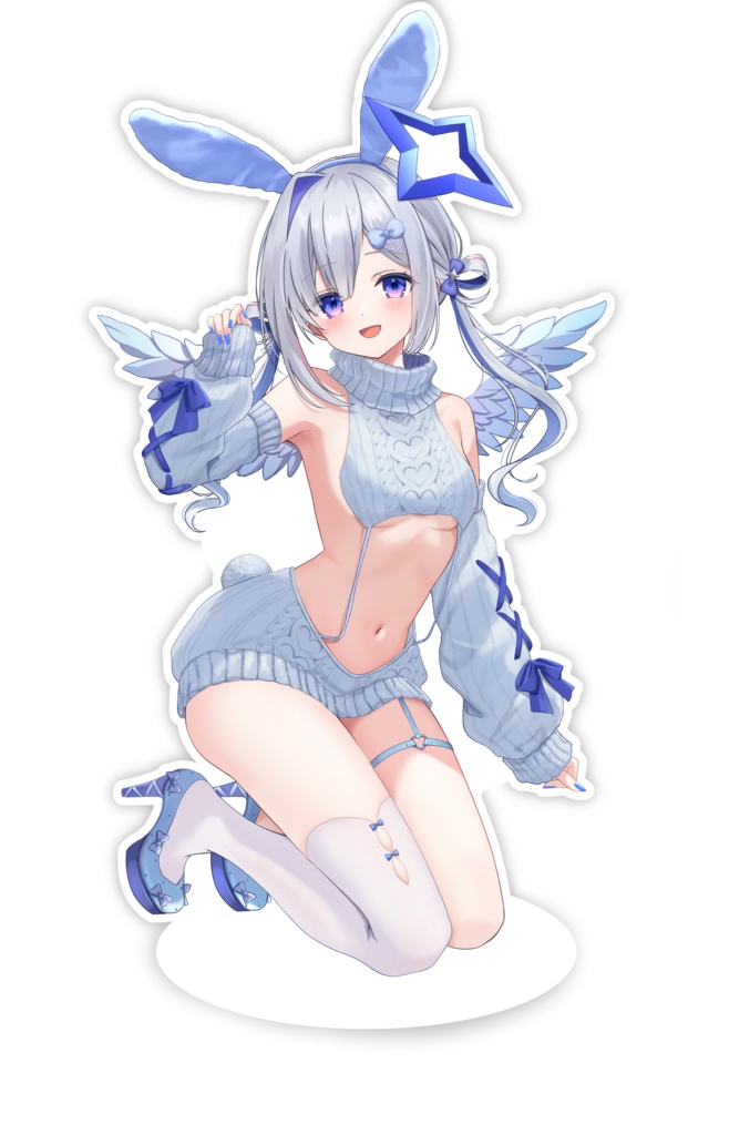 【非公式】ホロライブ天音かなたニットバニーアクスタ