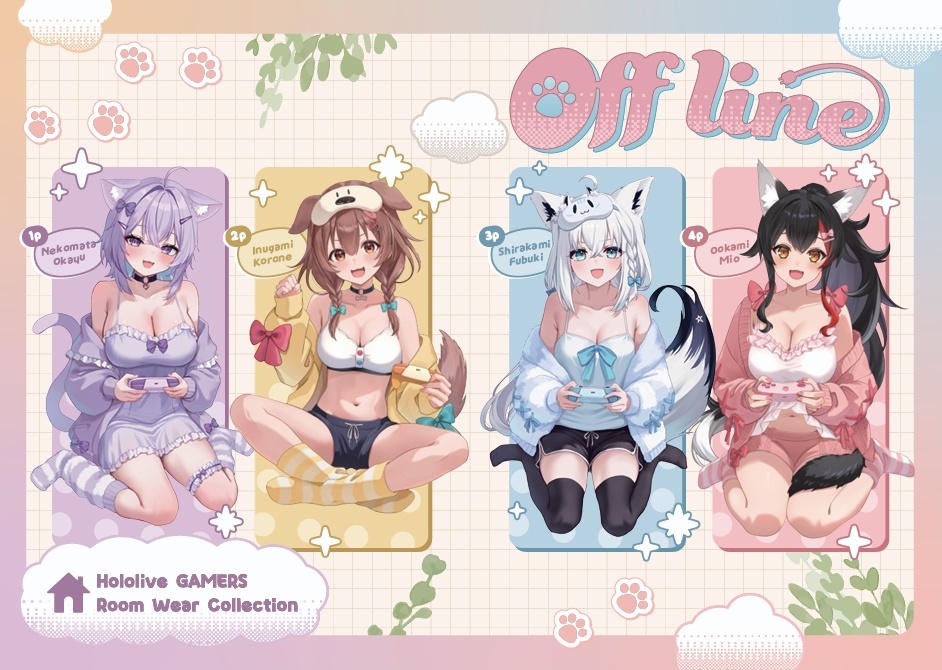 【ホロクル12th】ホロライブ非公式イラスト本【off line】