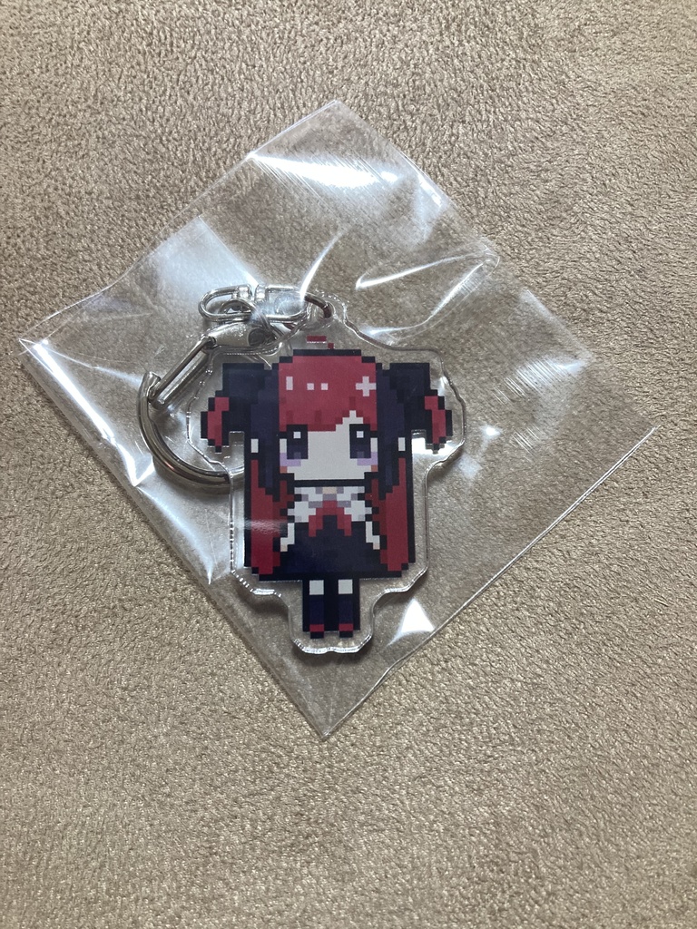 めおしざこドットアクリルキーホルダー