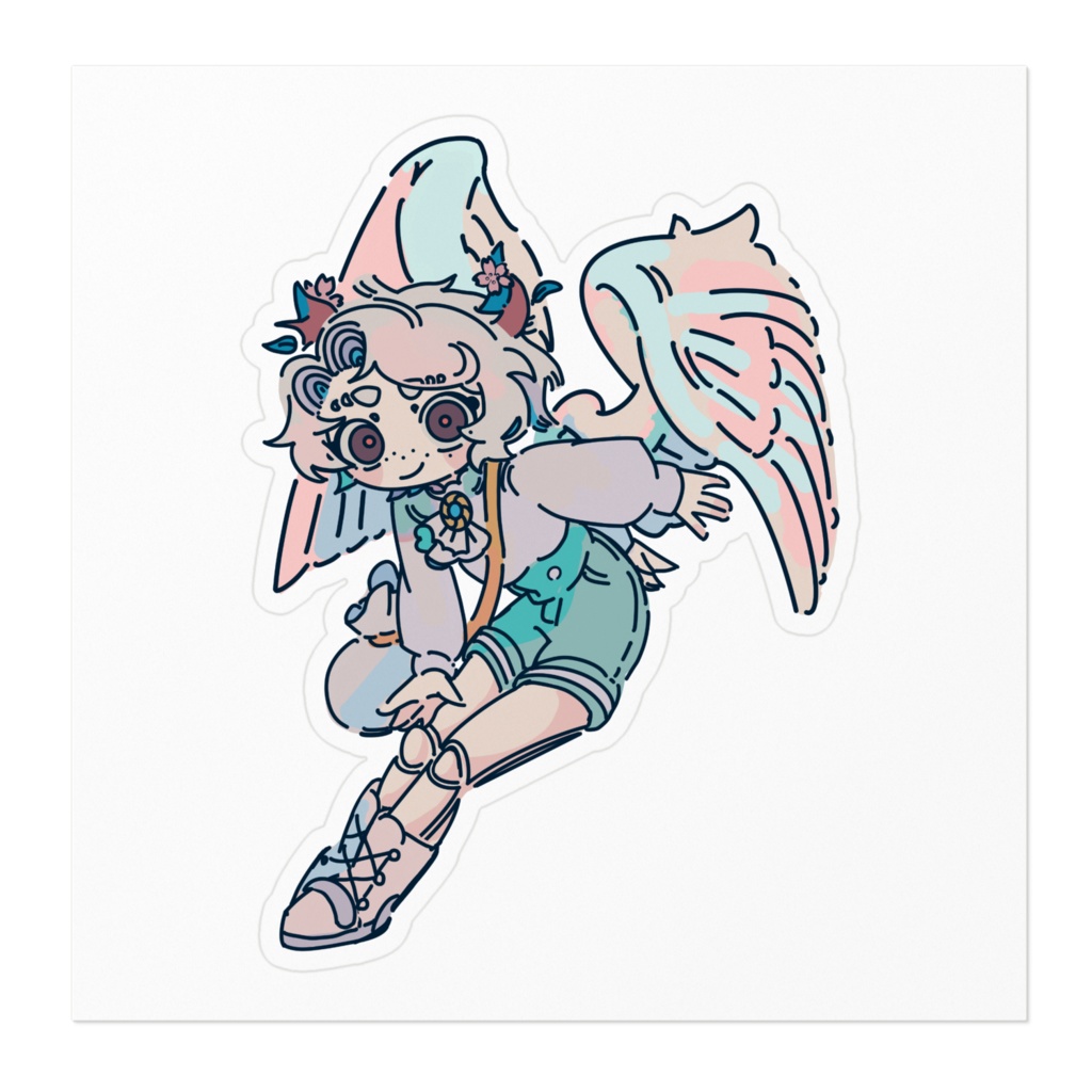 杏仁ステッカー