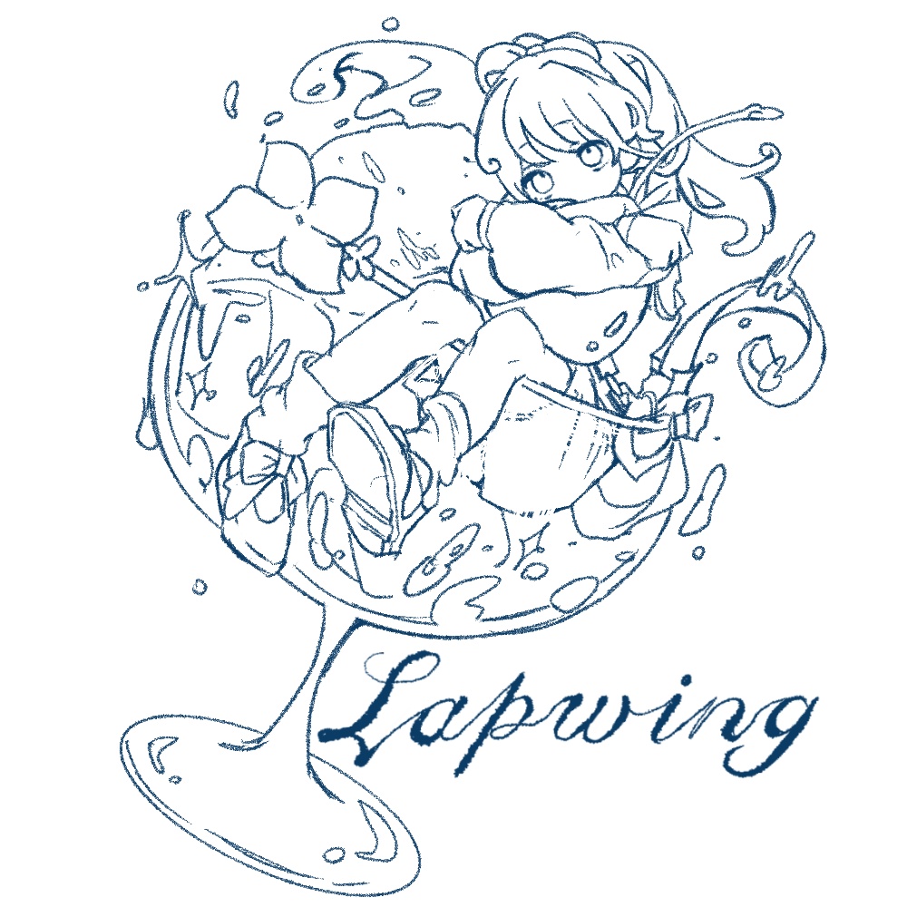 Lapwing 改変用イラスト/ステッカー