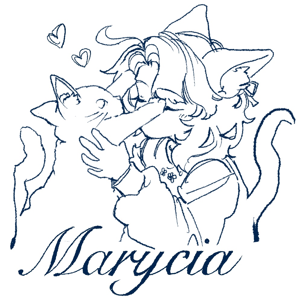 【無償配布】マリシア　改変用イラスト集