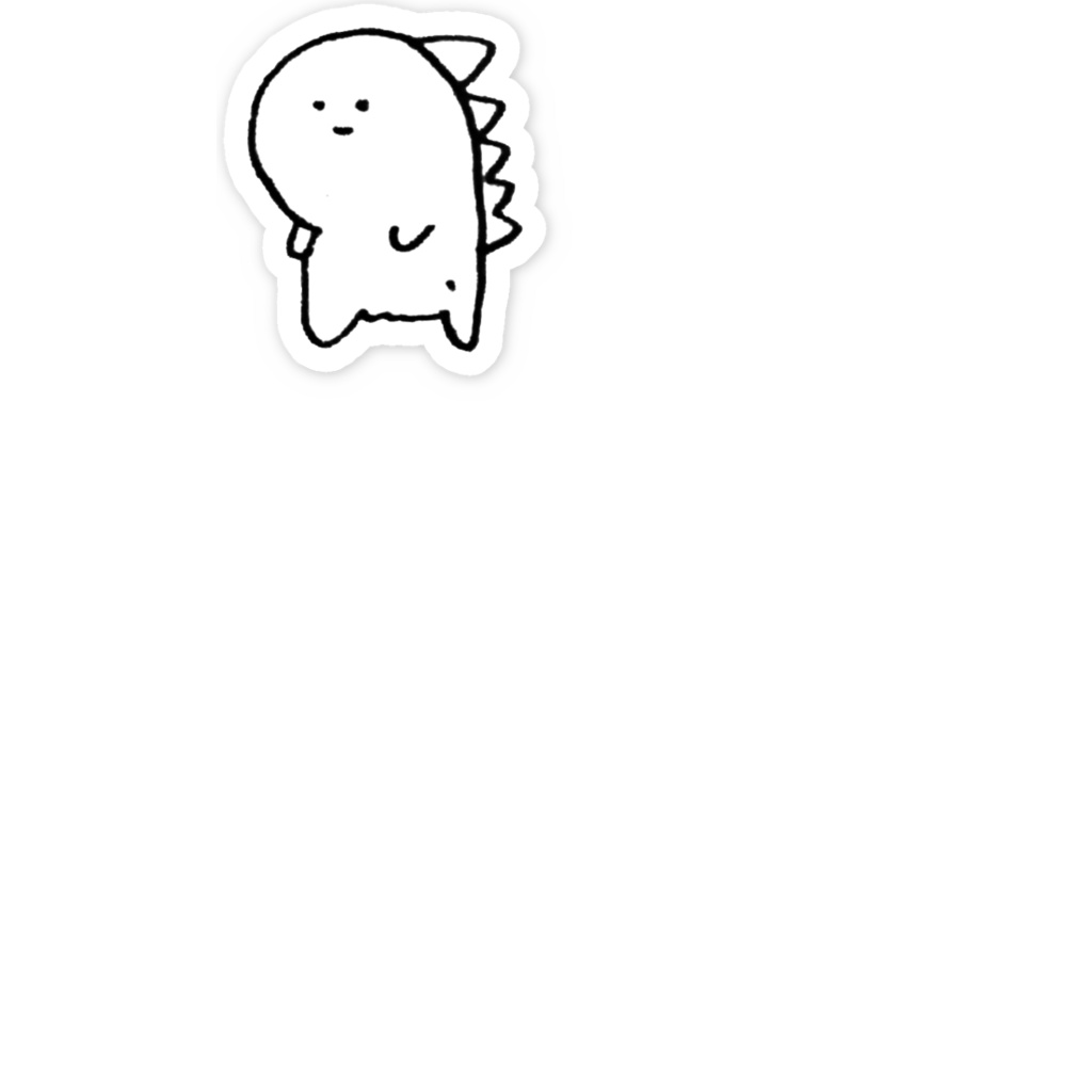 きょうりゅう ステッカー