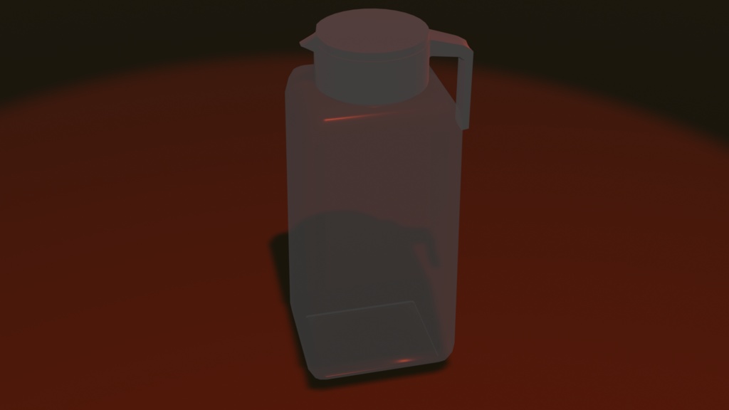 レストランの水入ってるやつ『blender3Dモデル』