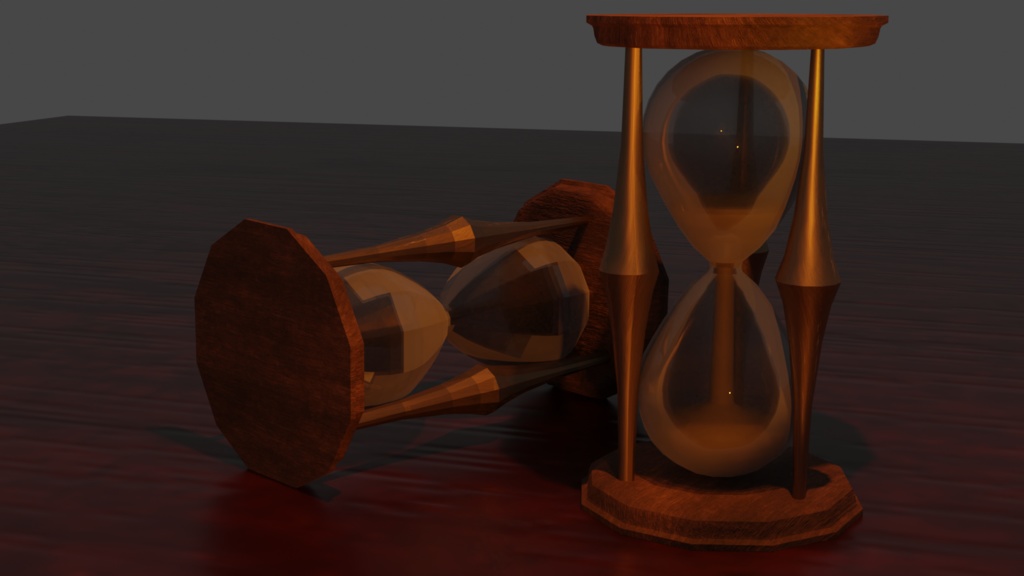 砂時計『Blender3Dモデル』