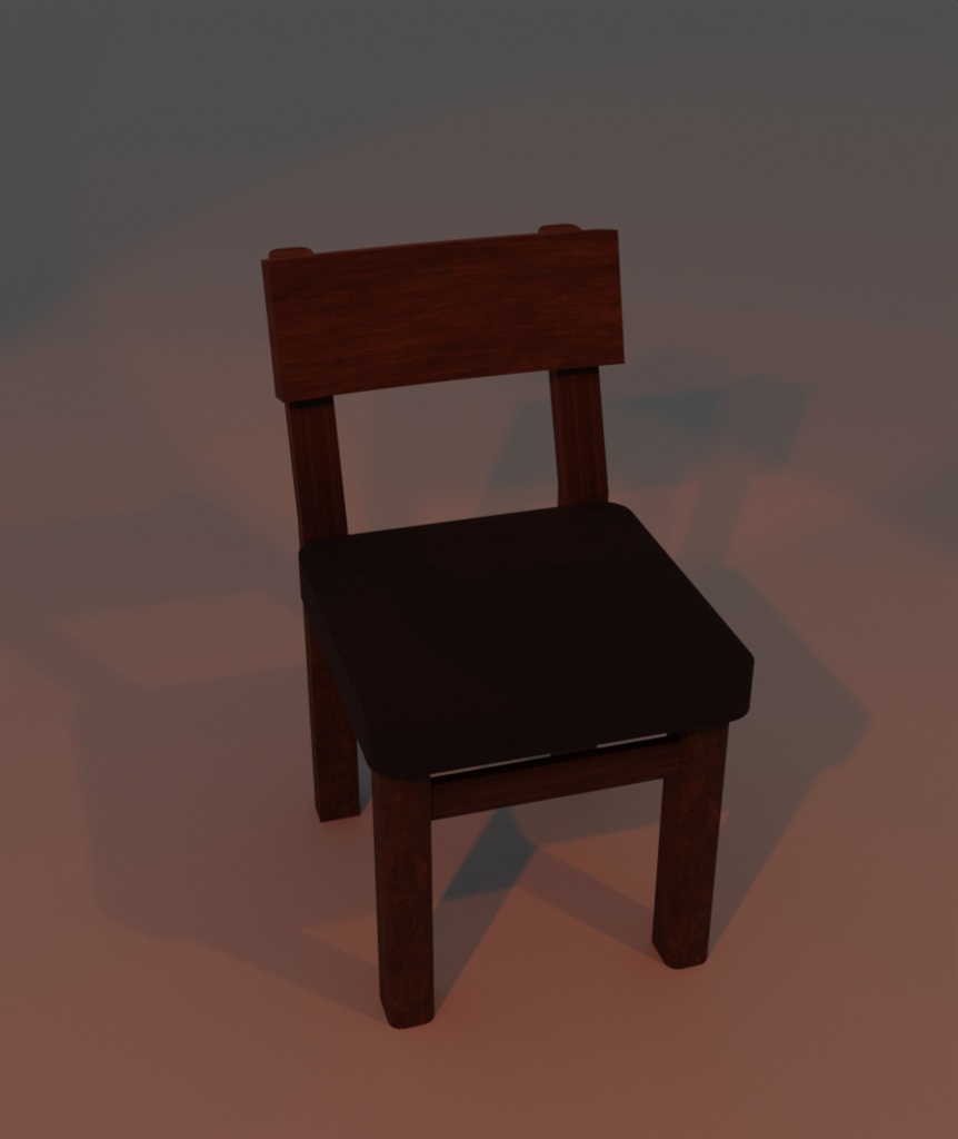 椅子『blender3Dモデル』