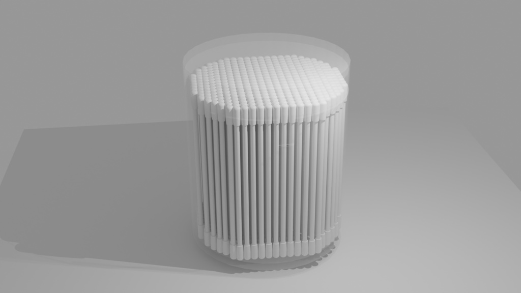 綿棒『blender3Dモデル』