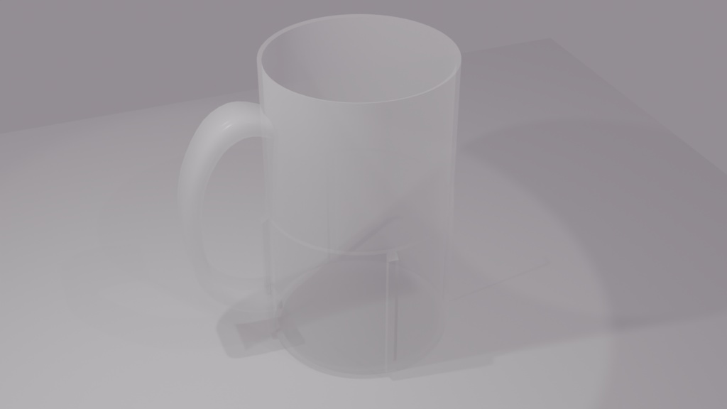 ビールジョッキ『blender3Dモデル』
