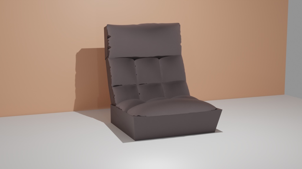 座椅子『blender3Dモデル』
