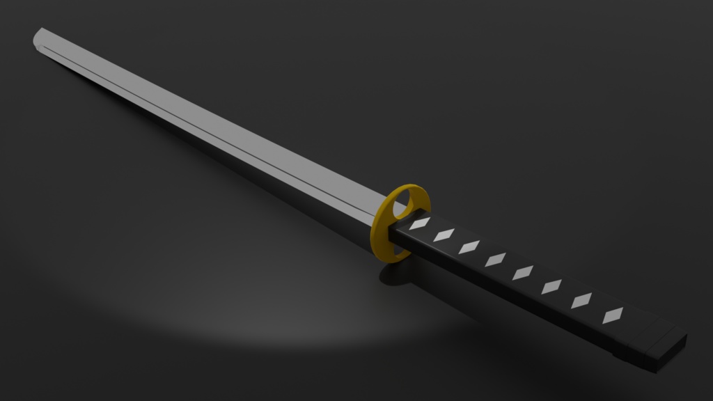刀『blender3Dモデル』