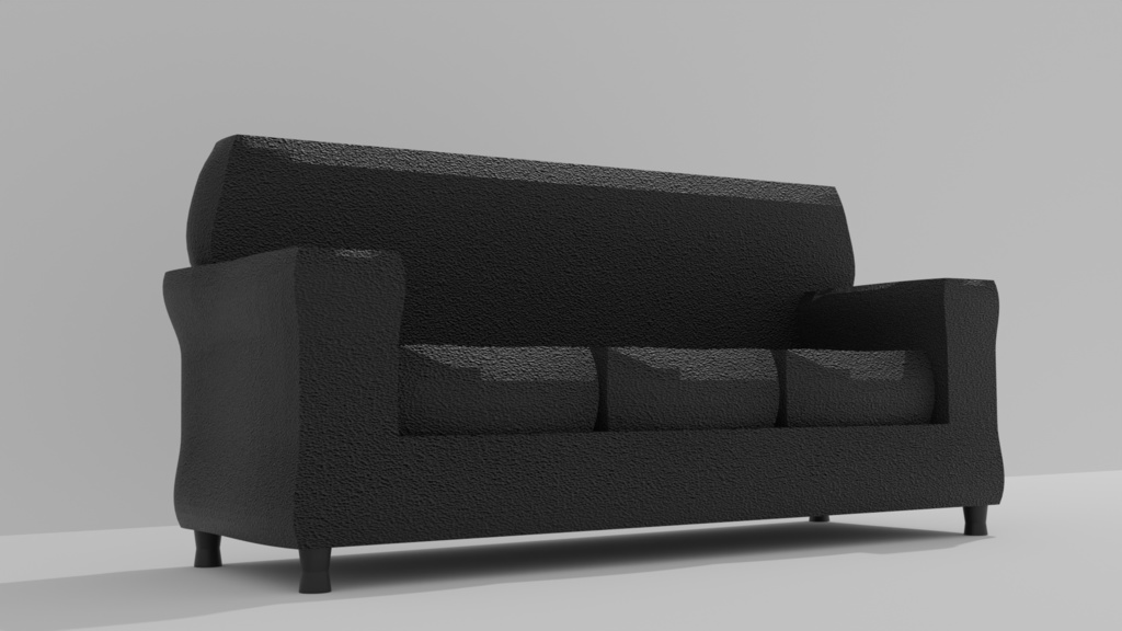 ソファー2『Blender3Dモデル』