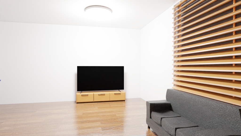 小さな事務所『Blender3Dモデル』