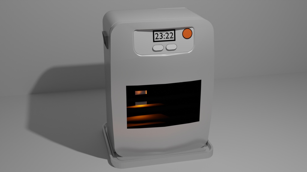 ストーブ『Blender3Dモデル』