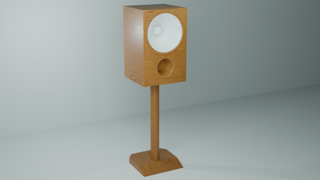 スピーカー『Blender3Dモデル』