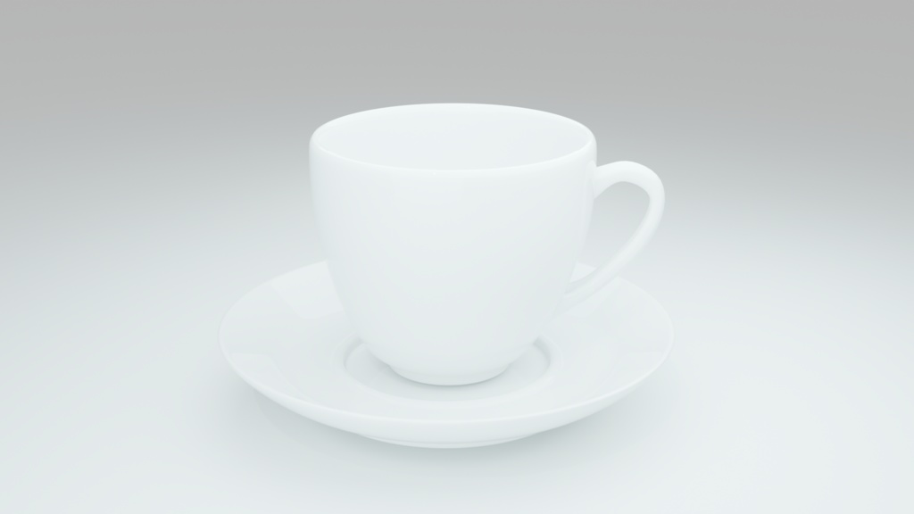 コーヒーカップ『Blender3Dモデル』