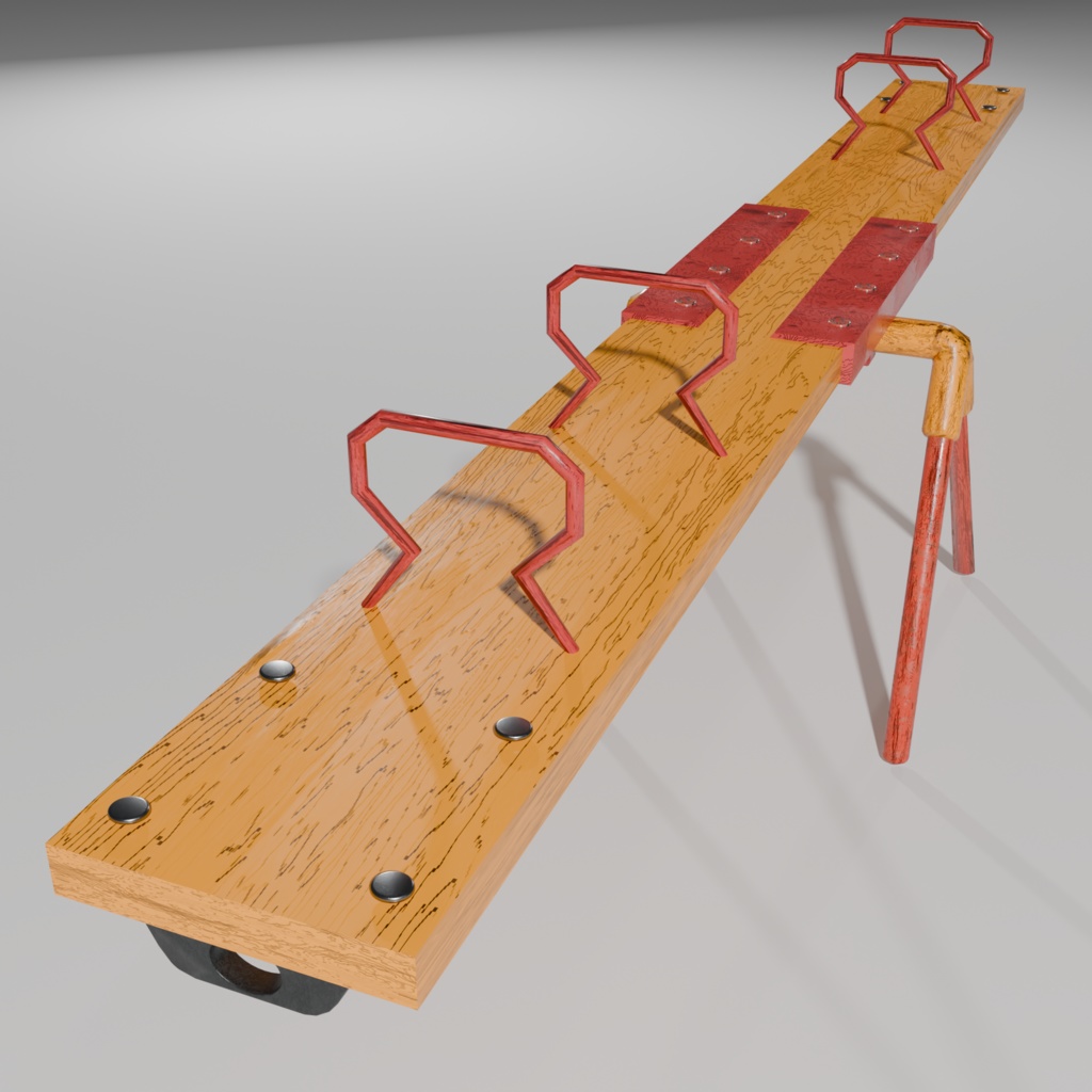 シーソー『Blender3Dモデル』