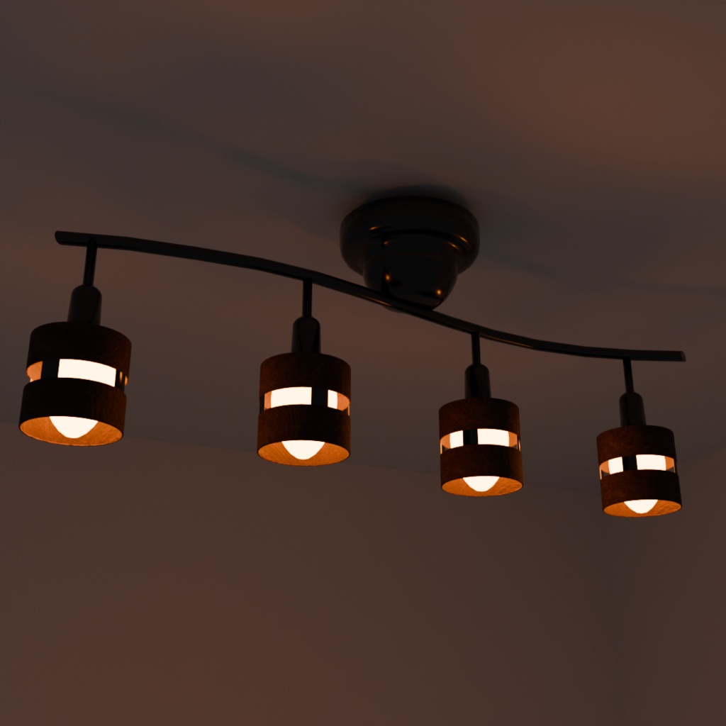 天井ライト『Blender3Dモデル』