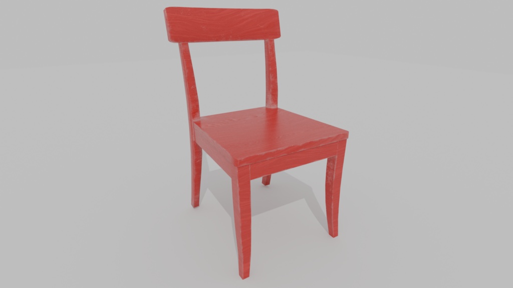 椅子『blender 3d model』