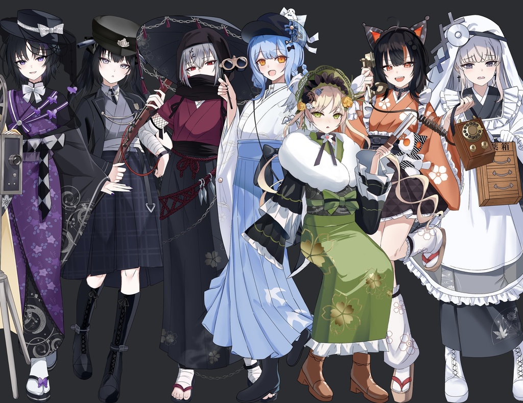 まのさば着物アクリルスタンド