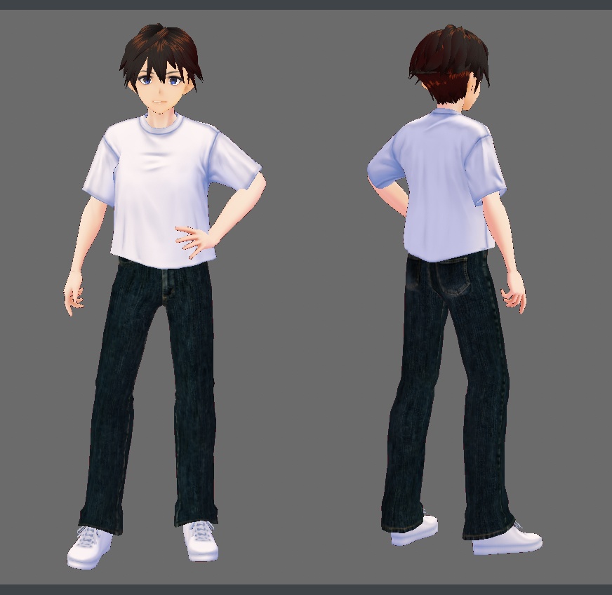 デニムパンツテクスチャ2種セット【VRoid】