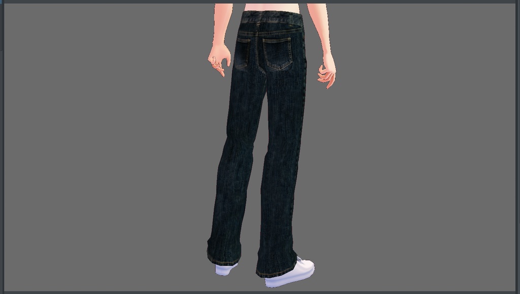 デニムパンツテクスチャ2種セット【VRoid】