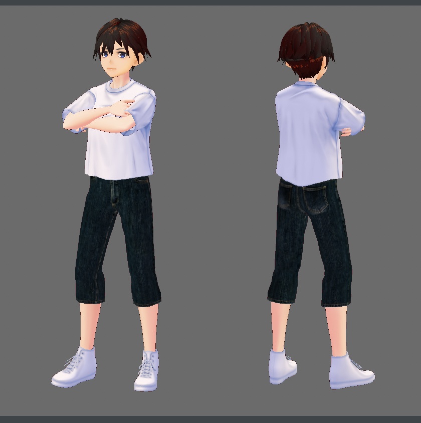 デニムパンツテクスチャ2種セット【VRoid】