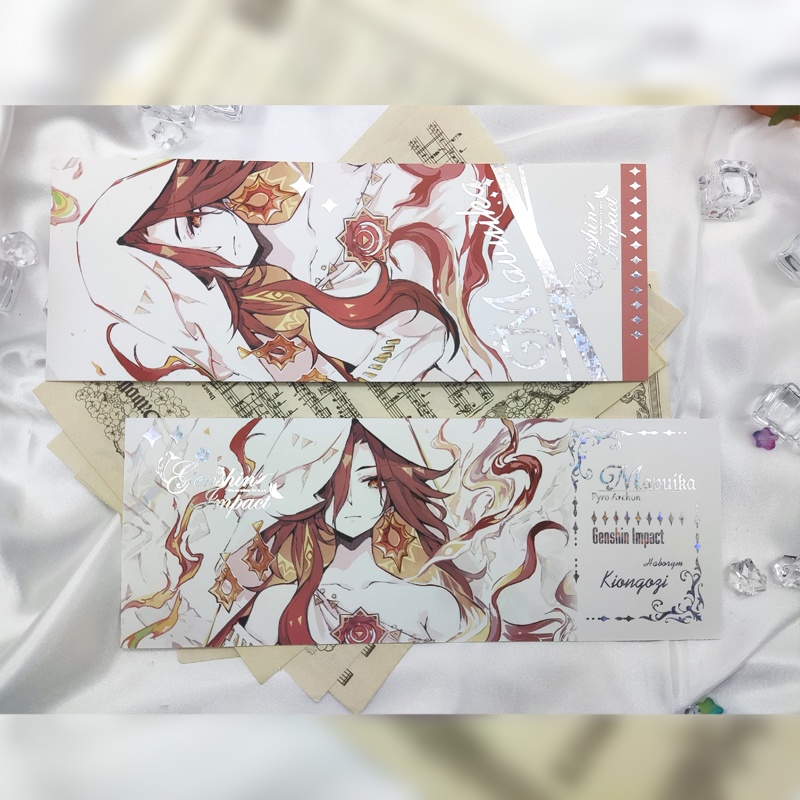 【在庫あり】原神 俗世の七執政 キャラ箔押しチケット