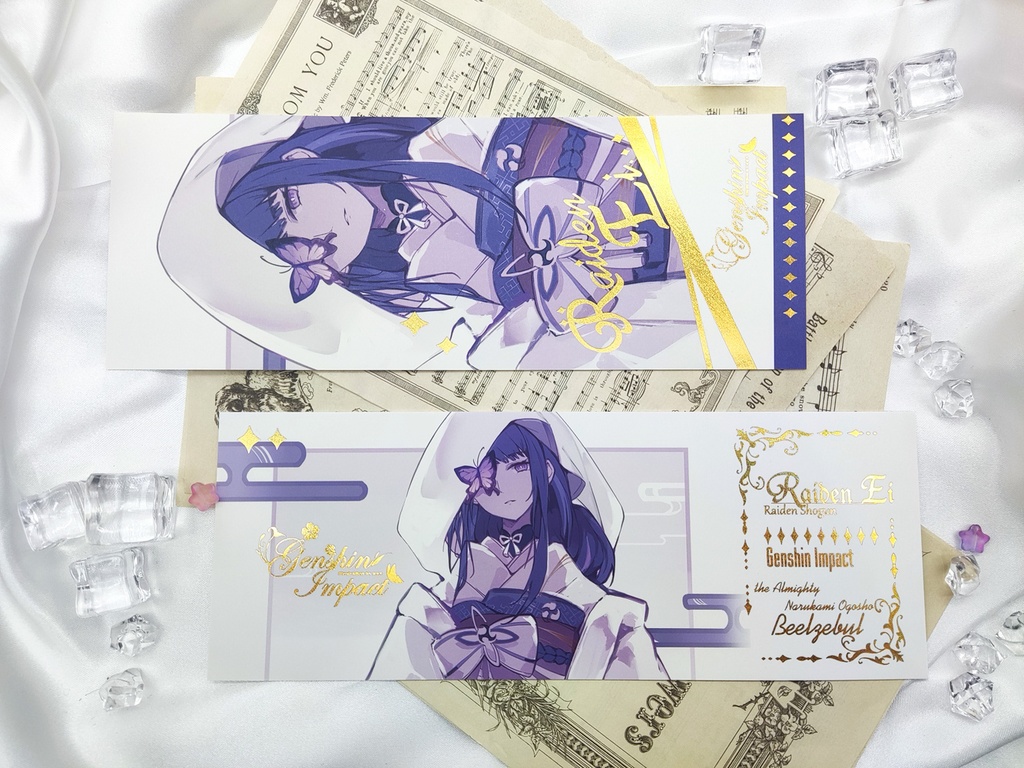 【在庫あり】原神 俗世の七執政 キャラ箔押しチケット