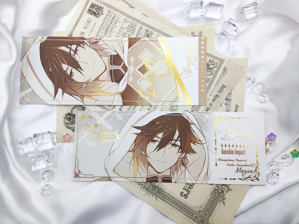 【在庫あり】原神 俗世の七執政 キャラ箔押しチケット