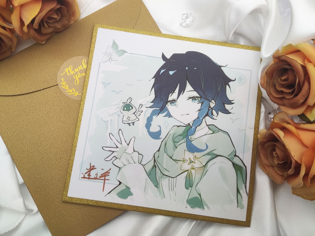 【在庫あり】原神 俗世の七執政 色紙