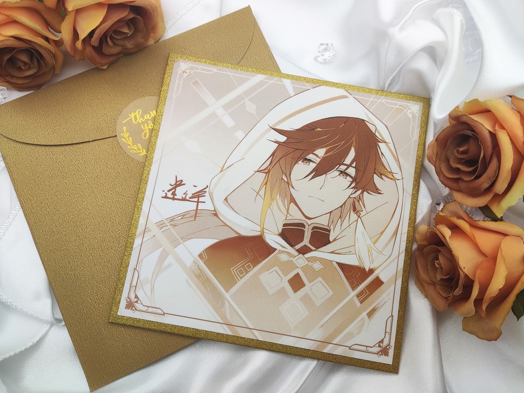 【在庫あり】原神 俗世の七執政 色紙