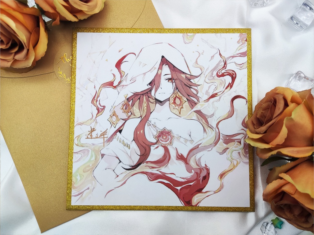 【在庫あり】原神 俗世の七執政 色紙