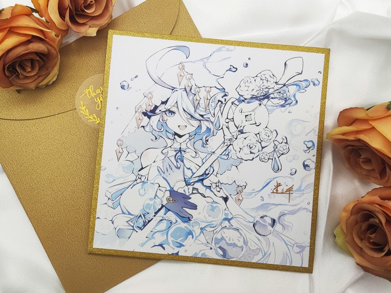 【在庫あり】原神 俗世の七執政 色紙