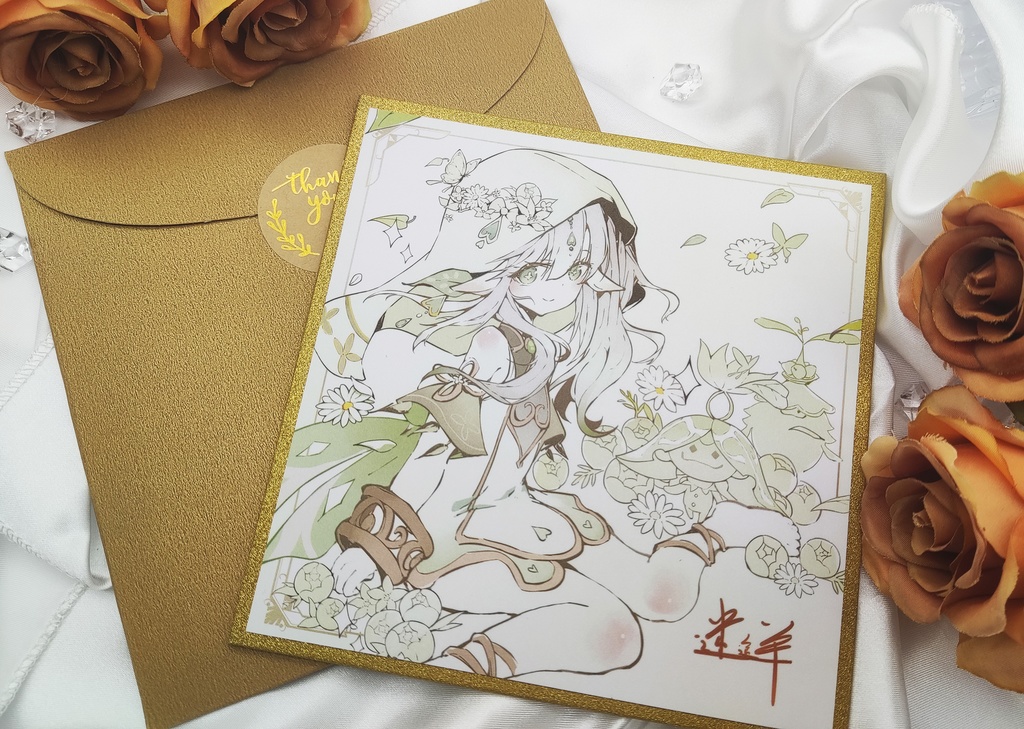 【在庫あり】原神 俗世の七執政 色紙