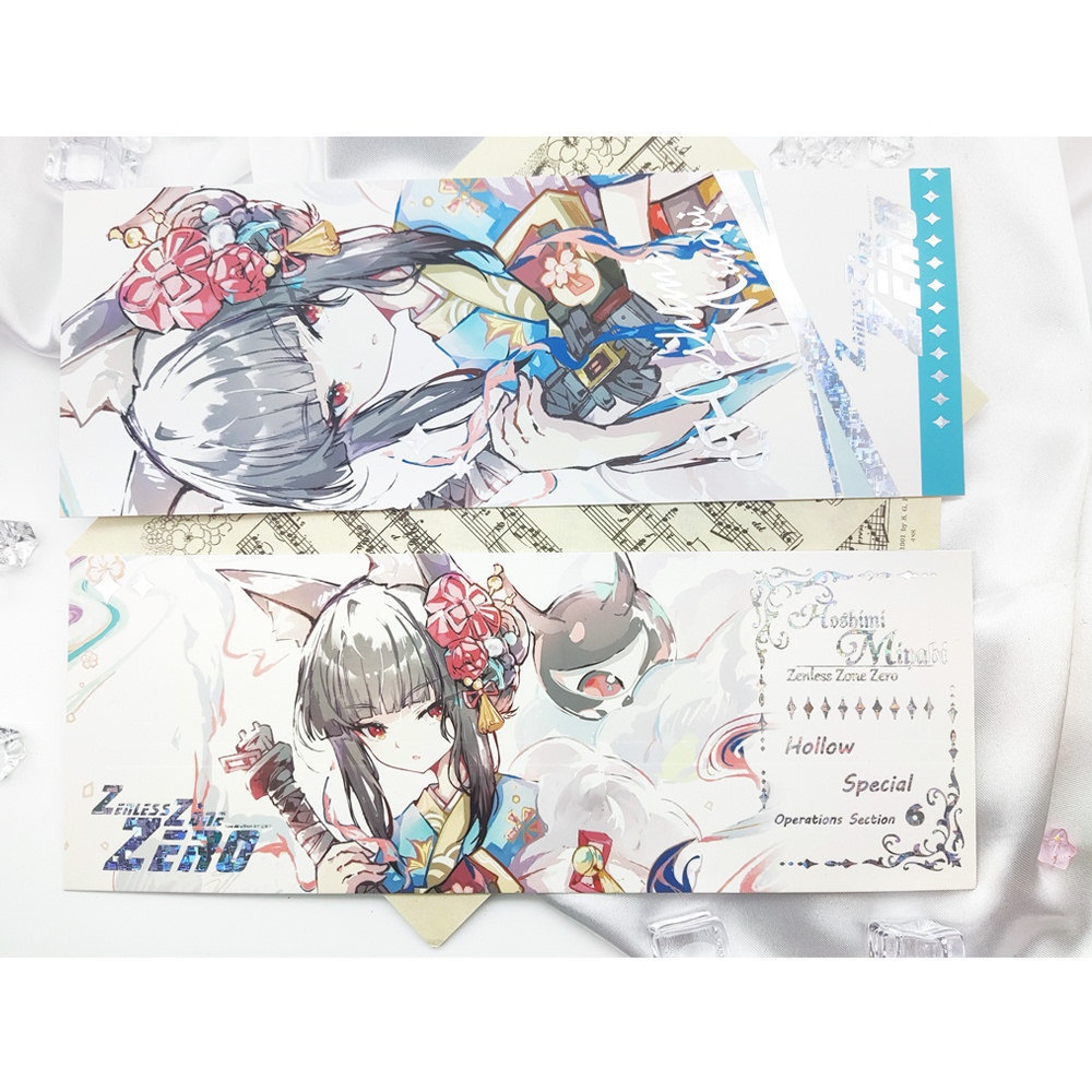 【在庫あり】ゼンレスゾンゼロ キャラ色紙/箔押しチケット