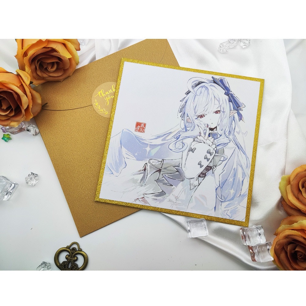 【在庫あり】ゼンレスゾンゼロ キャラ色紙/箔押しチケット