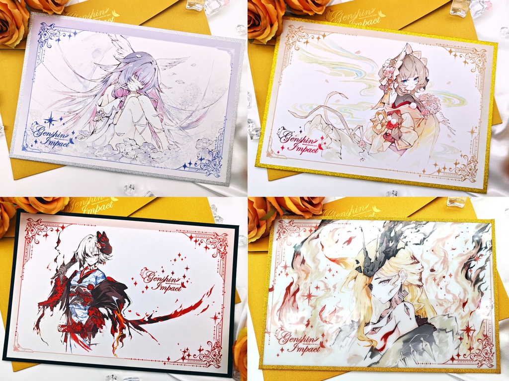 【在庫あり】原神　執行官　色紙