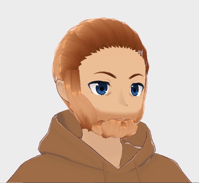 Beard man 3d Vroid