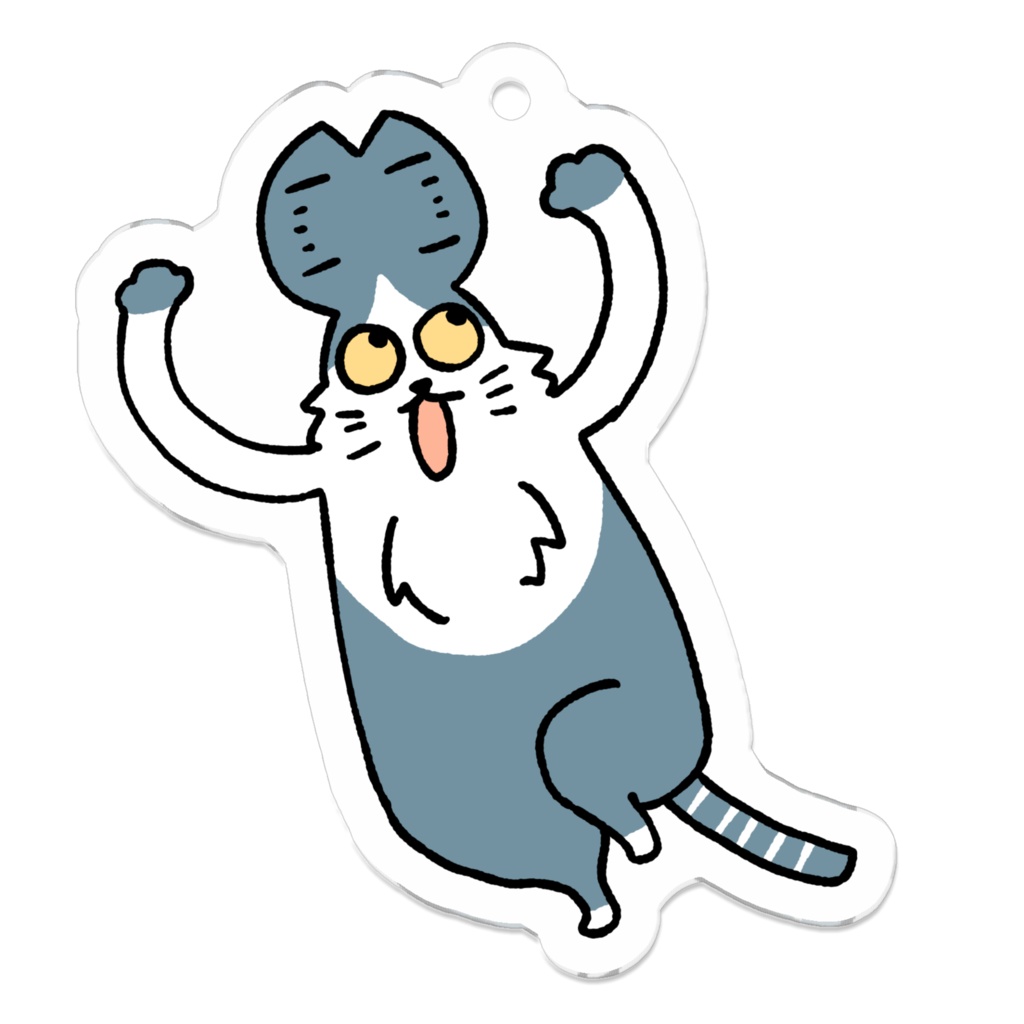 猫アクキーです