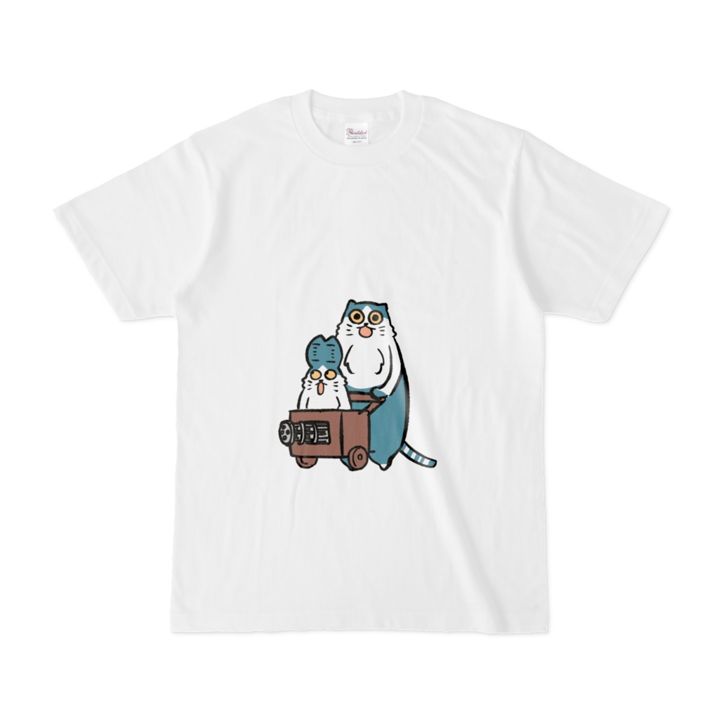 猫連れ猫T