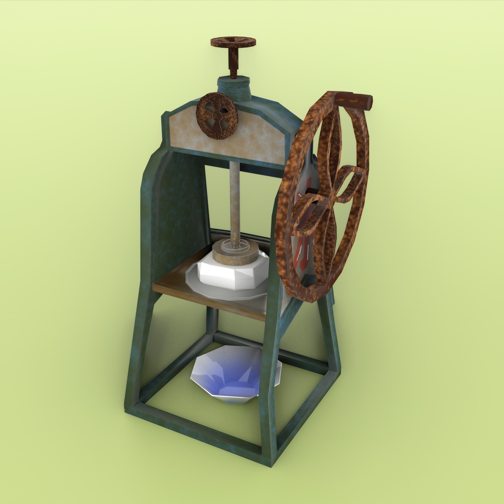 レトロかき氷機(スイッチOnで削り器部分が回ります)